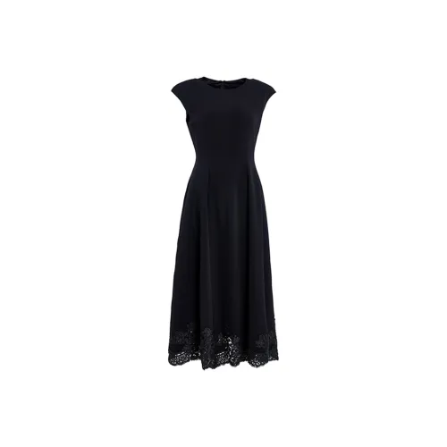 BESIONIA SS24 Без рукавов Платье Женское Черное