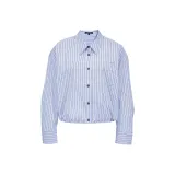 H32 Синий Белый Полосы