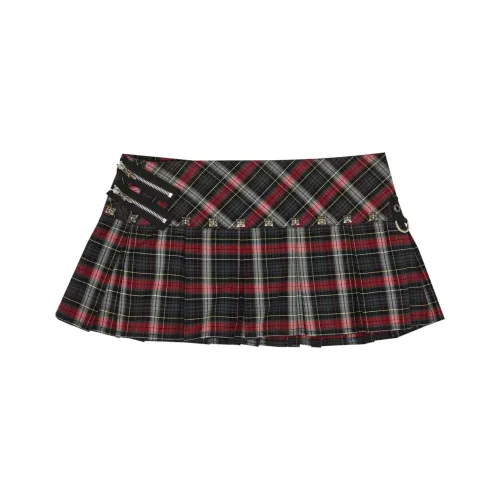 Chrome Hearts Многоцветные Женские Повседневные Короткие Юбки