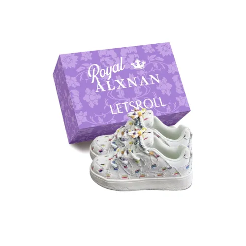 ALXNAN Низкий топ Скейтборд Кроссовки Женские Радужные