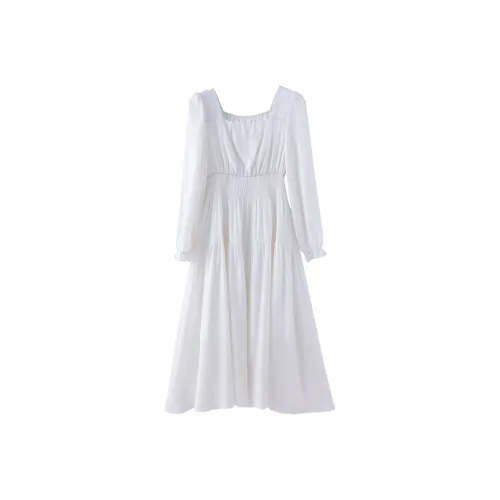 KAIMUSHI Длинное платье с длинными рукавами женское