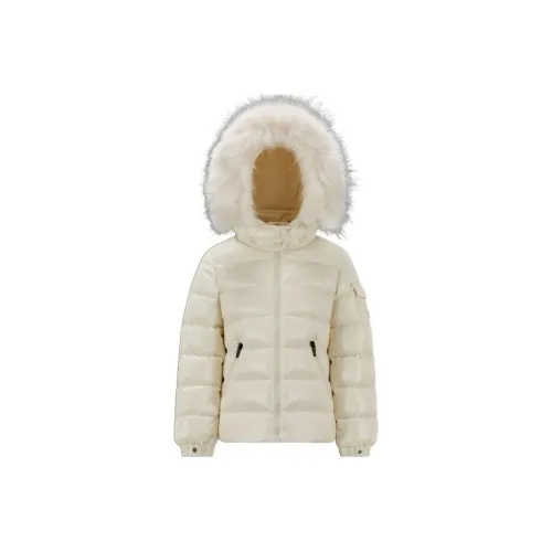 Moncler Белый Kids Пуховые куртки