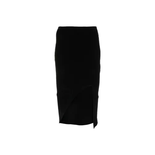 Just Cavalli Черные Женские Повседневные Длинные Юбки