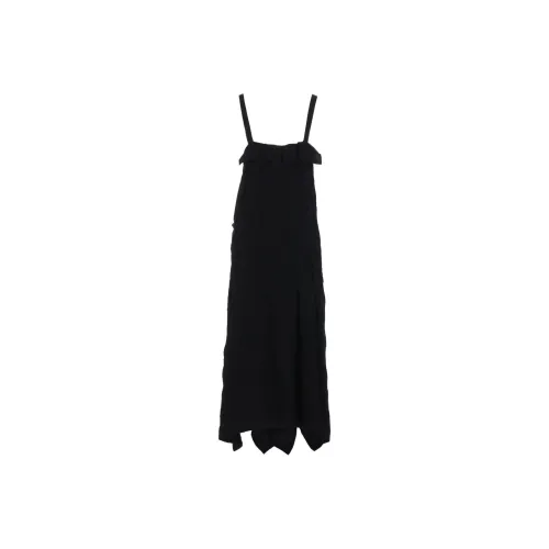 Yohji Yamamoto S'YTE Черные Женские Платья без Рукавов