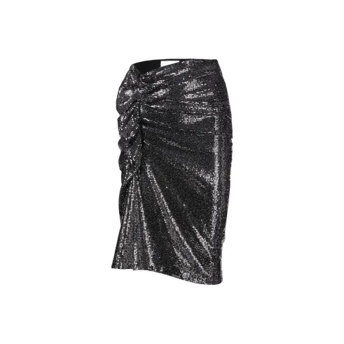 ISABEL MARANT Черная Женская Повседневная Короткая Юбка