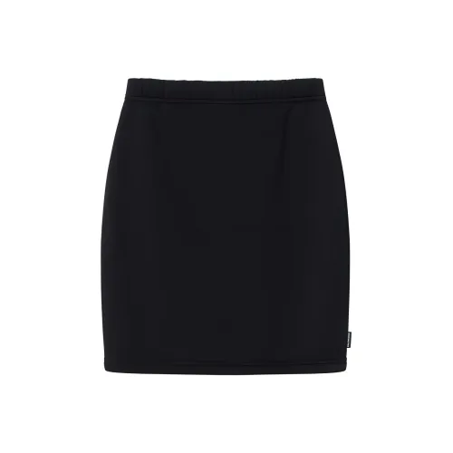 BALENCIAGA Черные Женские Повседневные Короткие Юбки