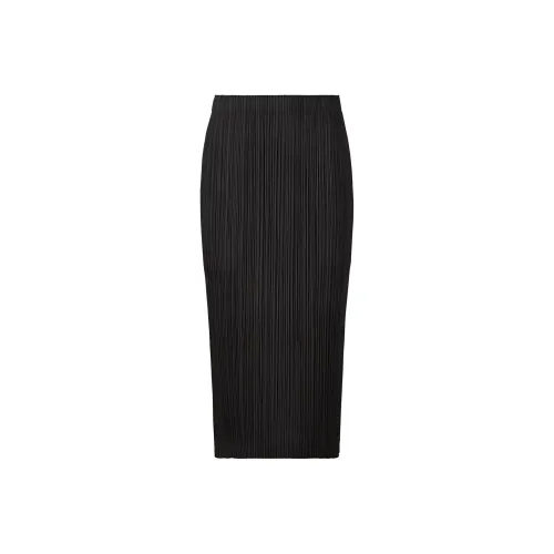 ISSEY MIYAKE Повседневный Длинный Юбка Женские Черный