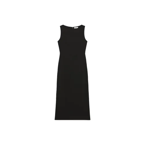 ARITZIA BABATON Integrity Linen Dress Sleeveless Dress Women's Black