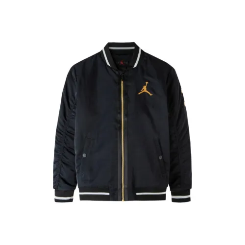 Джордан Хлопковый пуховик Jumpman Глубокий черный Детский