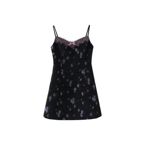 AFGGD Длинное платье с длинными рукавами женское черное