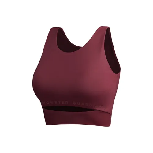 Monster Guardians Бордово-красные Женские Спортивные майки без рукавов