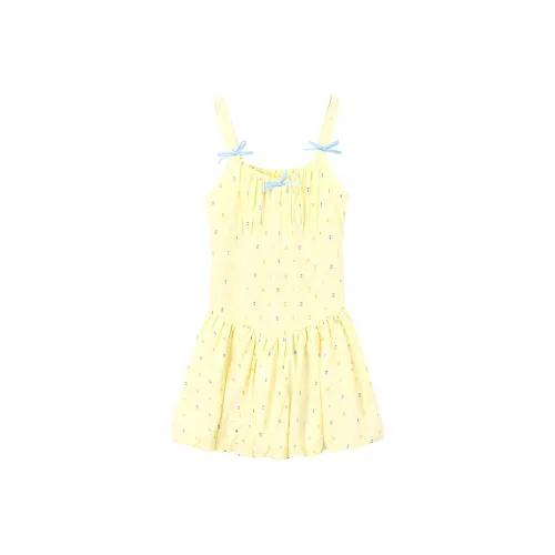 VKXOW Slip Платье Женское Желтое