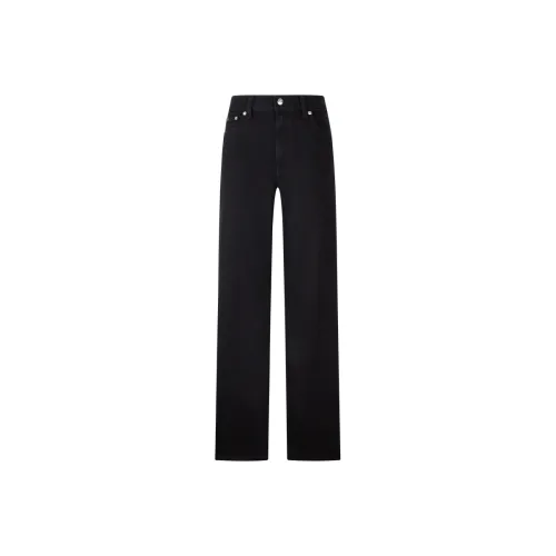 Calvin Klein JW4 Denim Черные Женские Джинсы