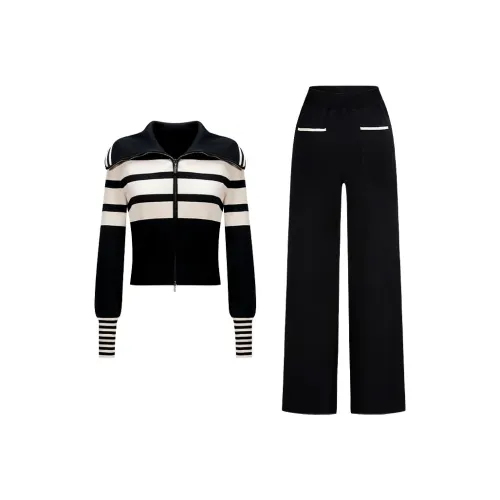 CHICHY CHICHY Size Sister Series Повседневный костюм женский черный