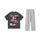 Комплект одежды (Серый топ + Серые штаны)