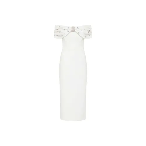 REBECCA VALLANCE FW24 Без рукавов Платье Женское Белое
