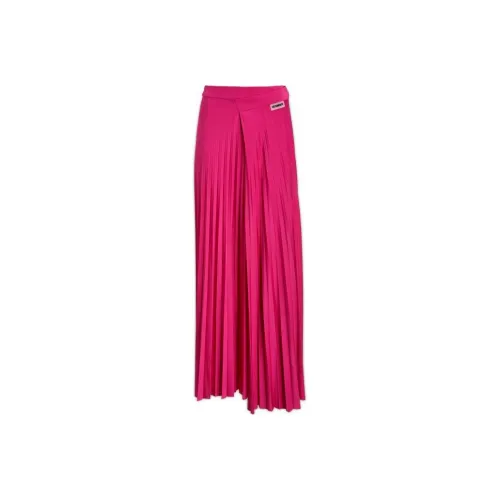 Vetements Red Женские Повседневные Длинные Юбки