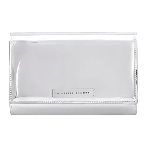 Giuseppe Zanotti GZ Полиуретан Клатч Женская Серебряная