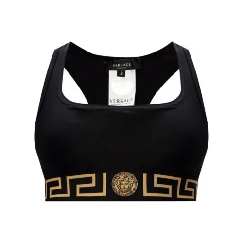 VERSACE Черное Женское Спортивное Белье