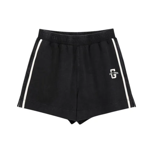 GAP Повседневные шорты женские вымытый черный