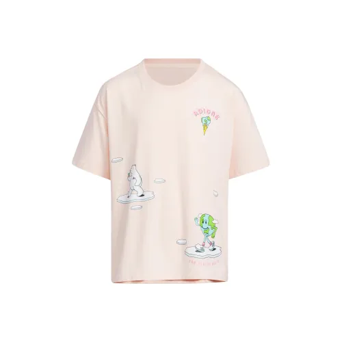 Adidas Светло-розовые Унисекс Футболки