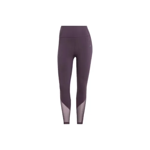 Adidas Tailored Hiit Training 7 8 Leggings Спортивные брюки Женские Темно-фиолетовый