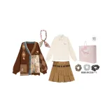 Сумка для покупок (Кардиган + Рубашка + Юбка + Шарф)