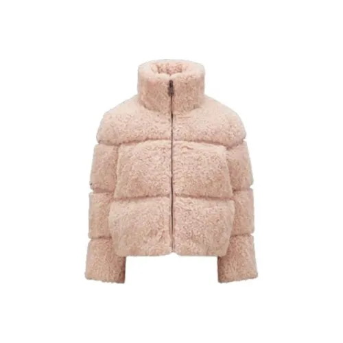 Moncler Куртки и Пальто Розовые Детские