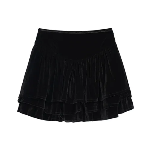 ETSE Повседневные короткие юбки Женские Черный