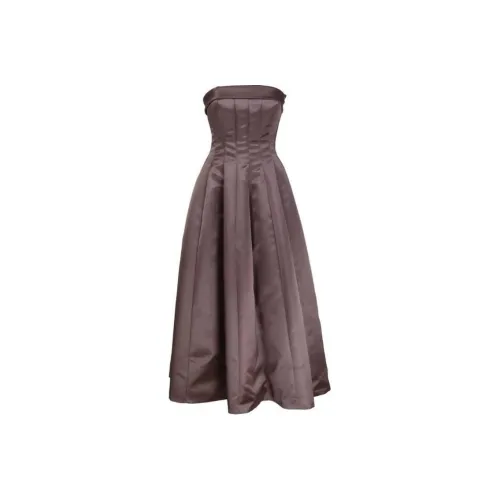 PHILOSOPHY DI LORENZO SERAFINI Без рукавов Платье Женское Фиолетовое