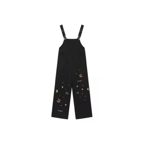 SNZX Черные Женские Комбинезоны