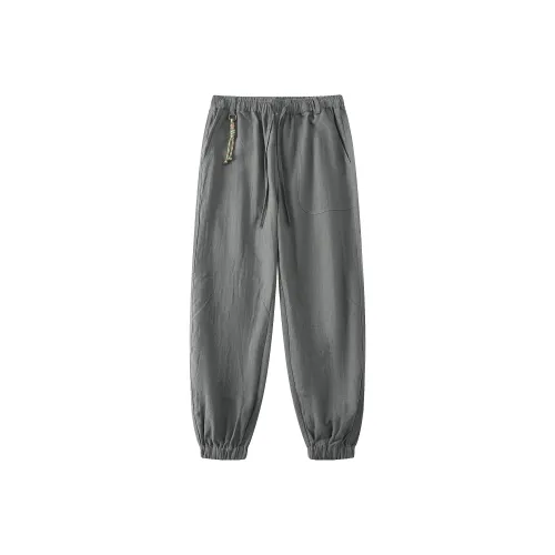 JIARONG Мужская одежда Карго Брюки Китайский стиль Винтаж Модные Повседневные Брюки 2025 Унисекс