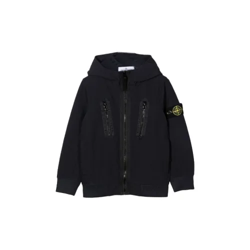 STONE ISLAND Черные Детские Куртки