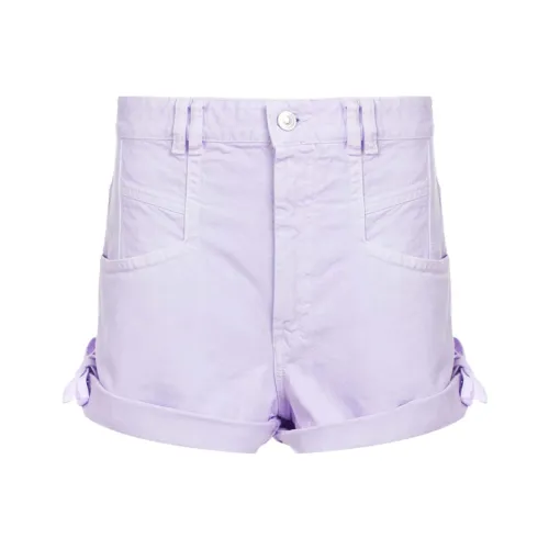 ISABEL MARANT Светло-фиолетовые Женские Джинсовые Шорты