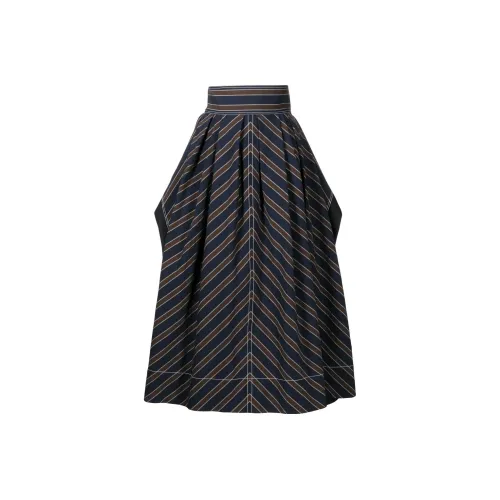 TORY BURCH Повседневный Длинный Юбка Женские Черный