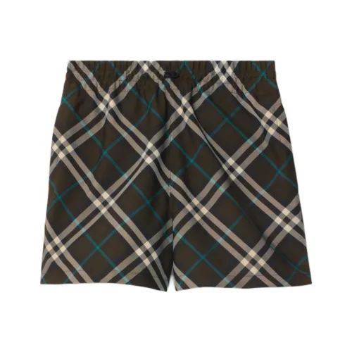 Burberry SS25 Повседневные шорты Женские Коричневый
