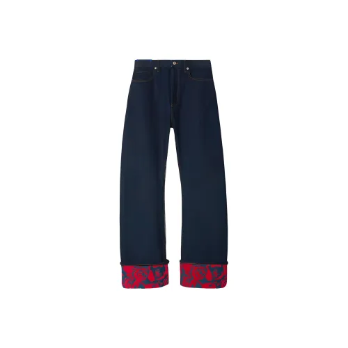 Burberry Тяжелый Деним Джинсы Женские Синие