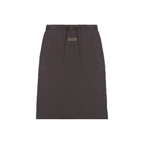 Fear of God Essentials SS23 Светло-черный Женские Повседневные Длинные Юбки