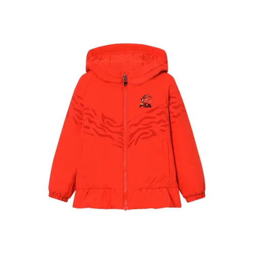 FILA KIDS x Have A Good Time Хлопковый пуховик Огонь Красный Детский