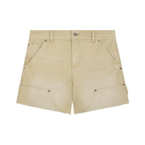 WE11DONE SS24 Джинсовые шорты Женские Бежевый