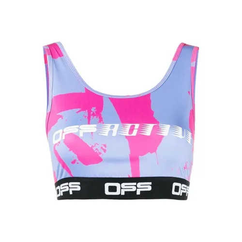 Off Белый Ss20 Голубой и розовый Женское спортивное белье