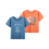 Темно-синий + Апельсин