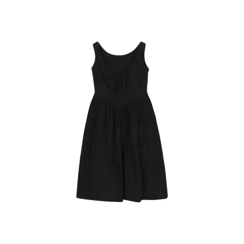 XINBANGBANG Без рукавов Платье Женское Черное