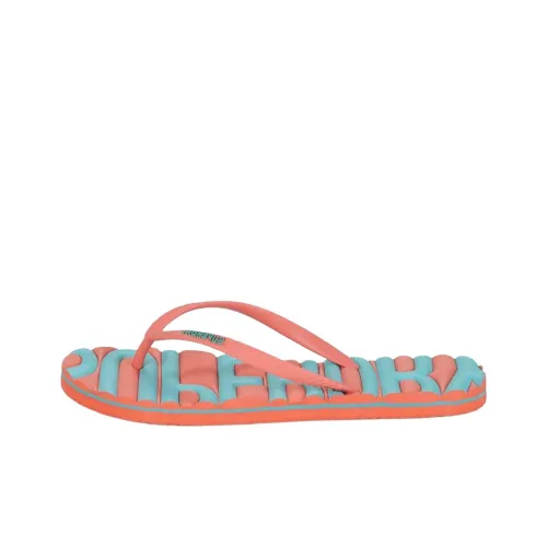 SUPERDRY Устойчивые к истиранию Шлепанцы Женские Коралловый