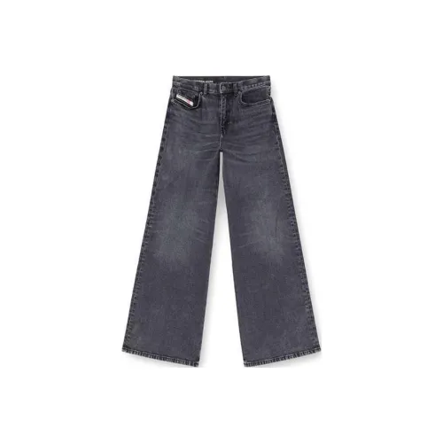 DIESEL SS25 Джинсы Женские Черный Серый