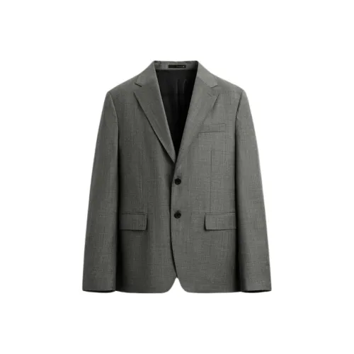 ZARA Серый/Коричневый/Желтый Мужские Деловые Костюмы