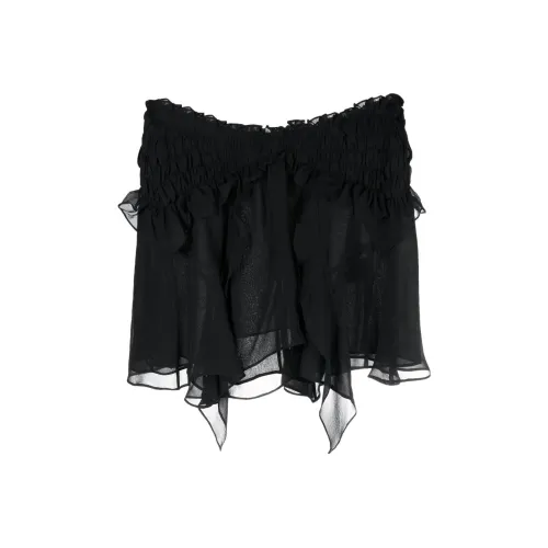 ISABEL MARANT Черная Женская Повседневная Короткая Юбка