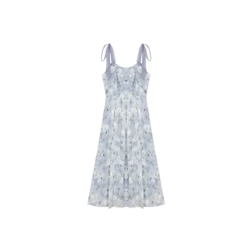 PUREIDOL Без рукавов Платье Женское Цветочное
