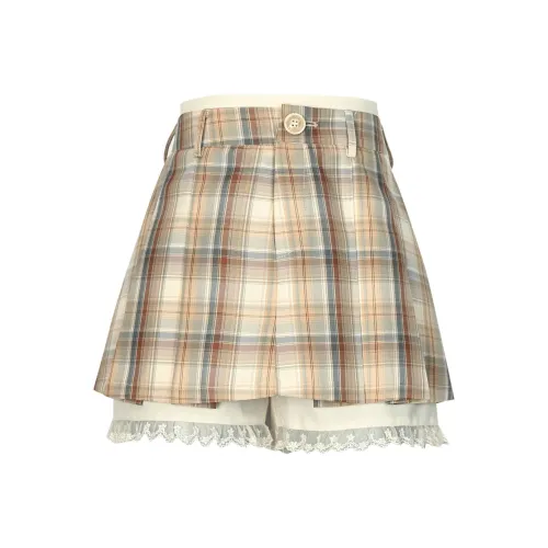 SNBL Повседневные короткие юбки женские коричневый