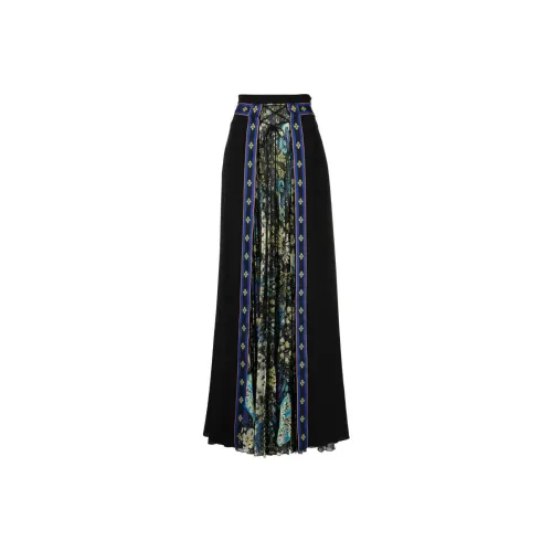 ETRO Черные Женские Повседневные Длинные Юбки